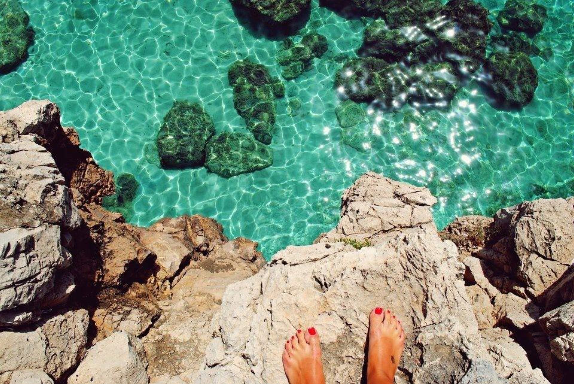 Küste Marina di Camerota Cilento Süditalien